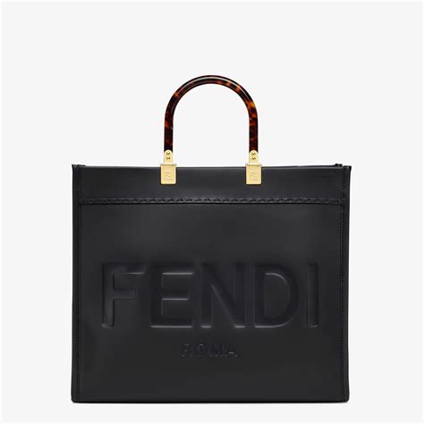 fendi sunshine black|fendi sunshine shopper.